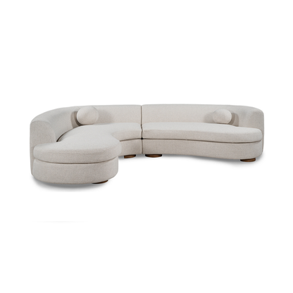 Concord Upholstered Sectional - Ivory