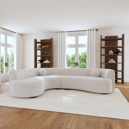 Concord Upholstered Sectional - Ivory