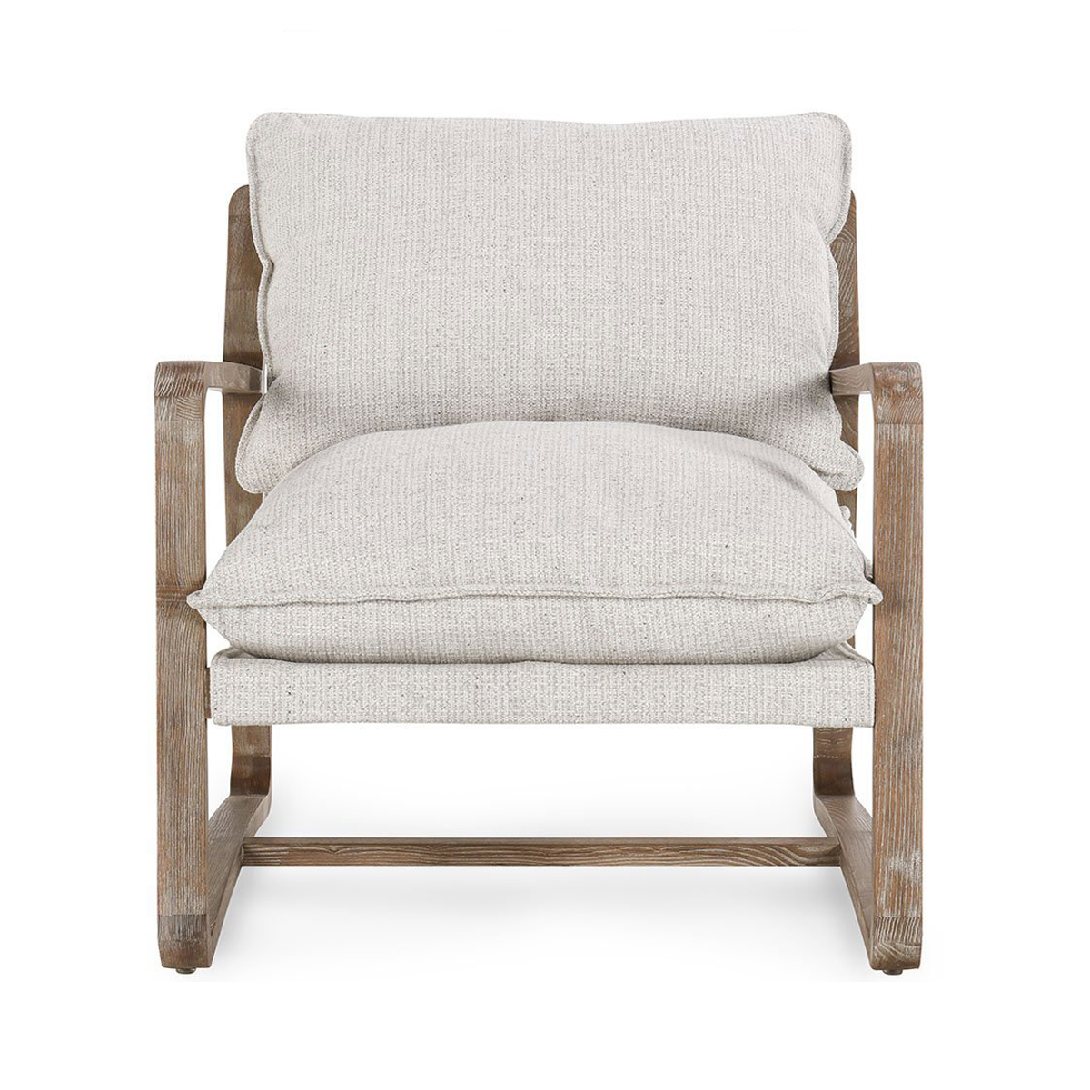 Mariah Upholstered Accent Chair - Natural
