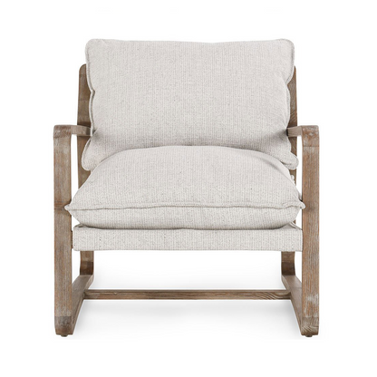 Mariah Upholstered Accent Chair - Natural