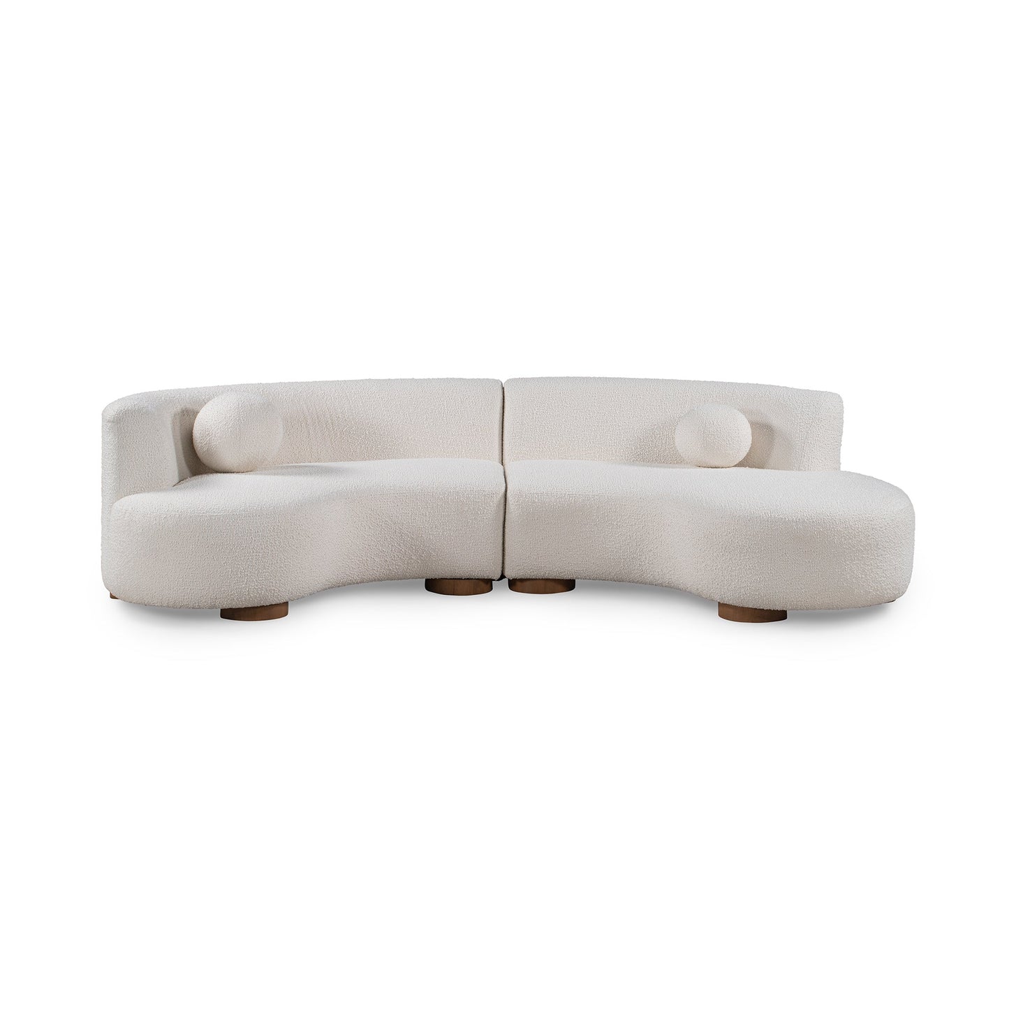 Octavia Upholstered Sectional - Ivory