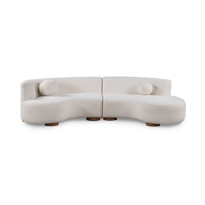 Octavia Upholstered Sectional - Ivory