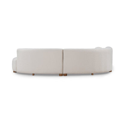 Octavia Upholstered Sectional - Ivory
