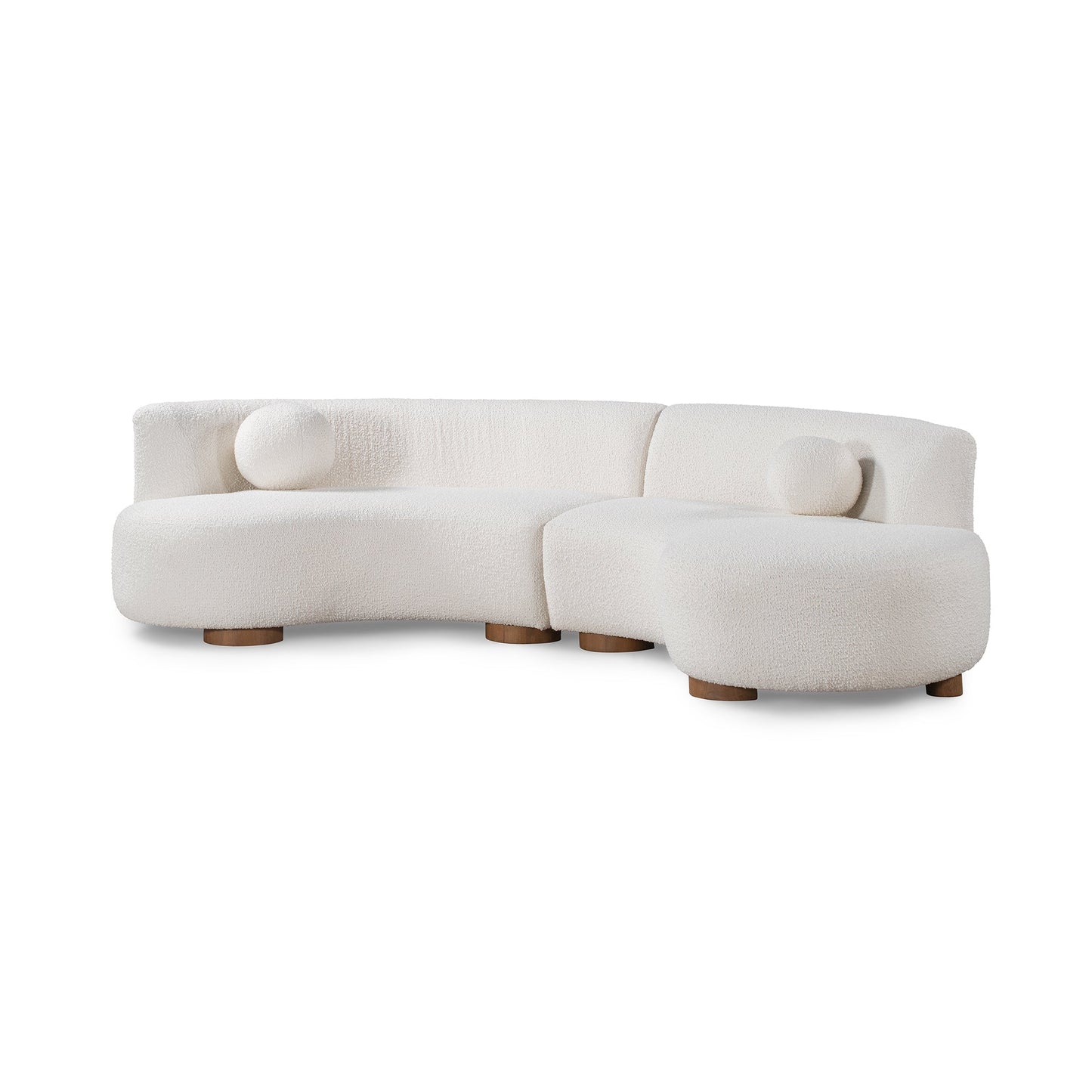 Octavia Upholstered Sectional - Ivory