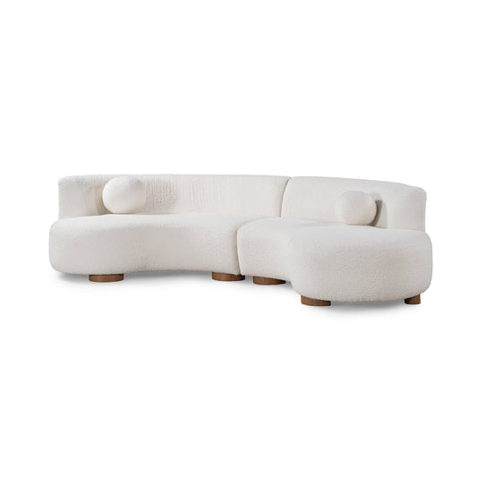 Octavia Upholstered Sectional - Ivory