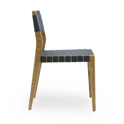 Orlando Oak Wood Set of 2 Dining Chair - Mossed Brown