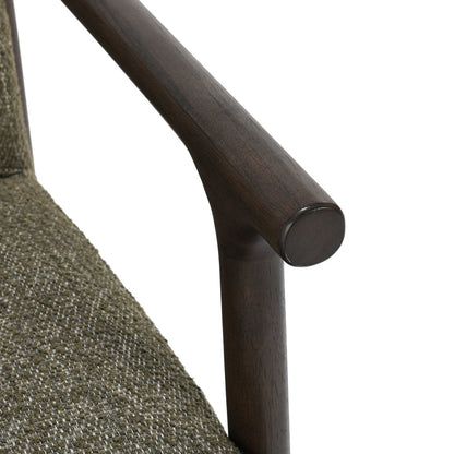 Lucia Upholstered Swivel Chair - Kale Green