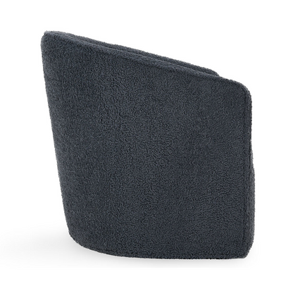 Valencia Upholstered Swivel Chair - Blue