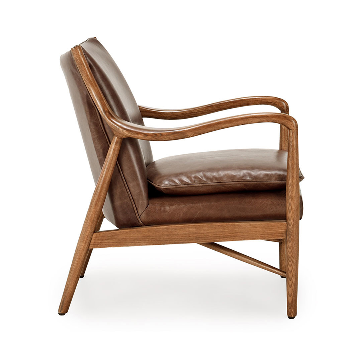 Kiannah Club Chair - Barrel Brown
