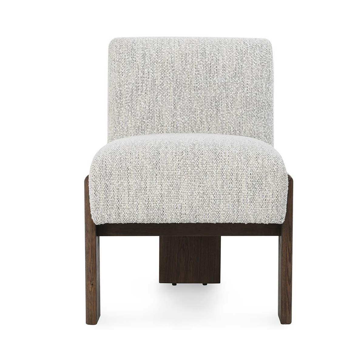 Chelsea Upholstered/Wood Dining Chair - Pixel Ivory