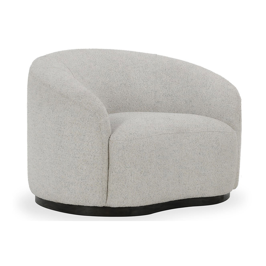 Beverly Upholstered Swivel Chair - Coastal Breeze