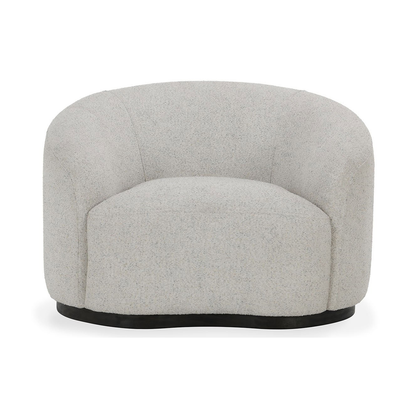 Beverly Upholstered Swivel Chair - Coastal Breeze