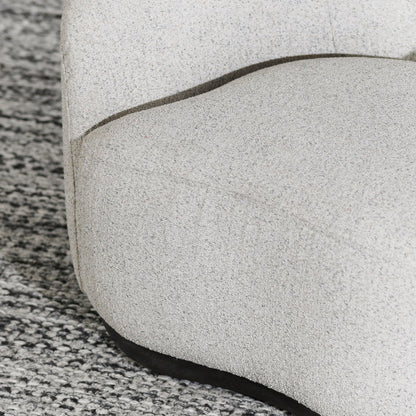 Beverly Upholstered Swivel Chair - Coastal Breeze