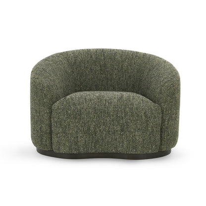 Beverly Upholstered Swivel Chair - Antique Green