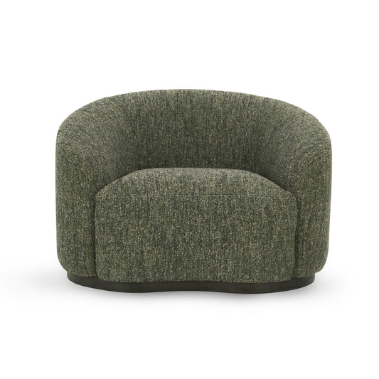 Beverly Upholstered Swivel Chair - Antique Green