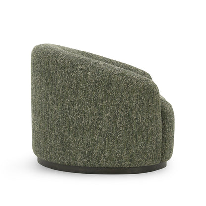 Beverly Upholstered Swivel Chair - Antique Green