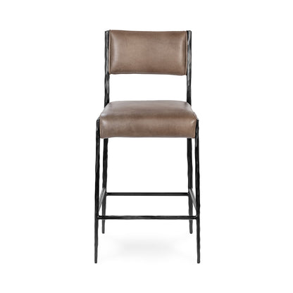 Kayne Leather Counter Stool