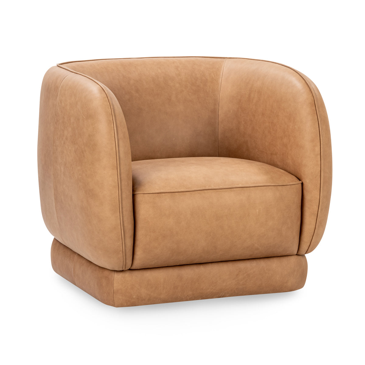 Rinner Leather Accent Chair - Tan