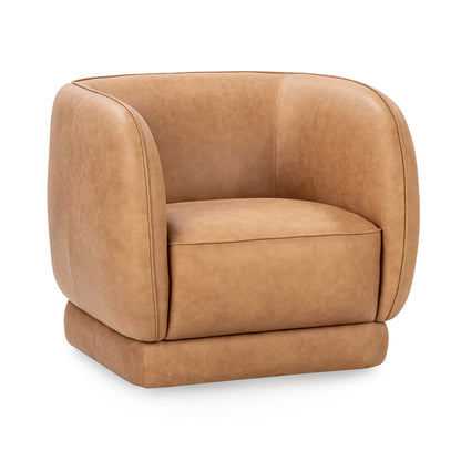 Rinner Leather Accent Chair - Tan