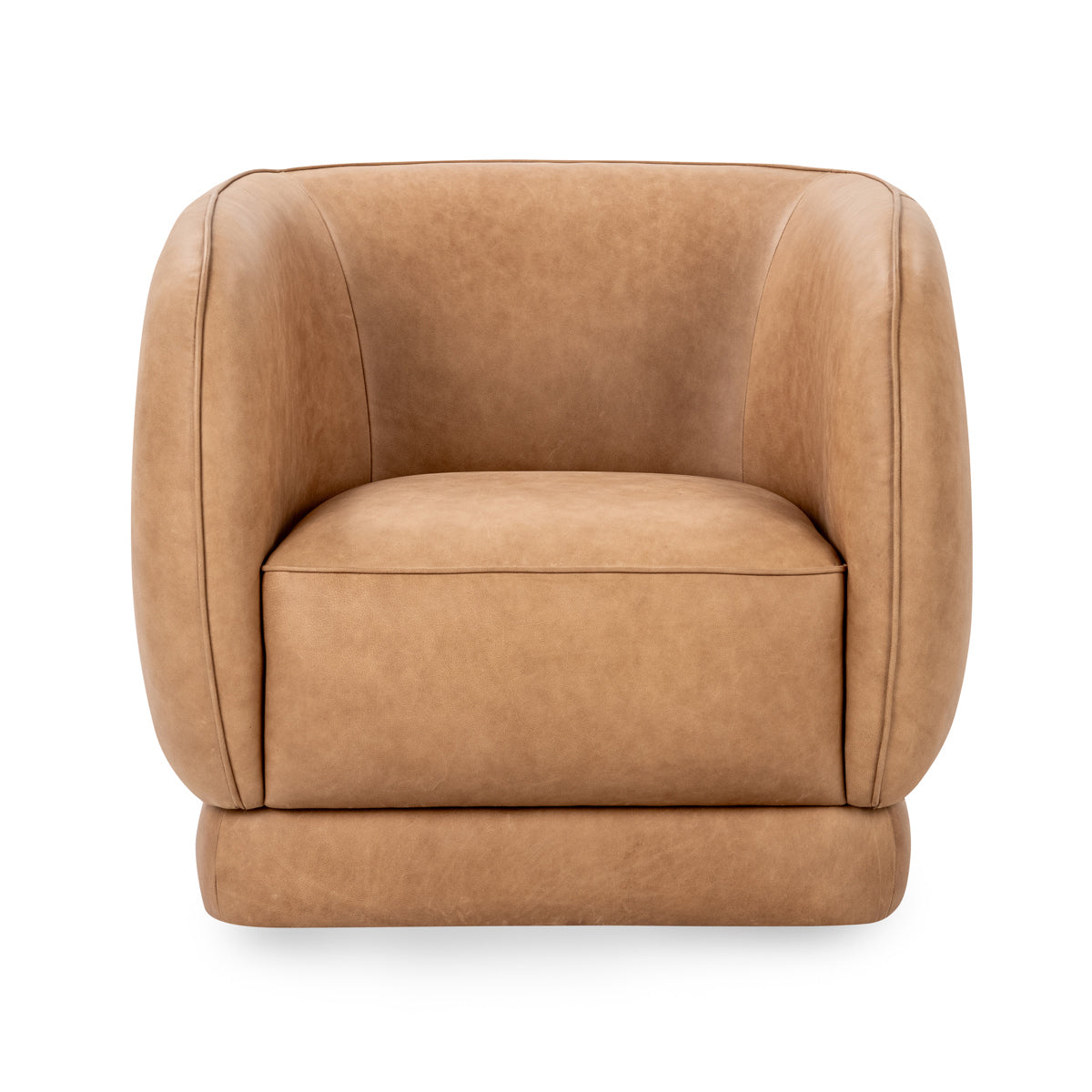 Rinner Leather Accent Chair - Tan