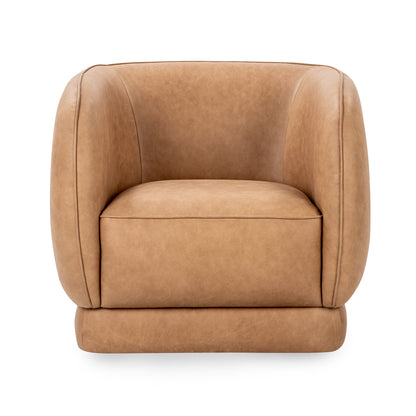 Rinner Leather Accent Chair - Tan