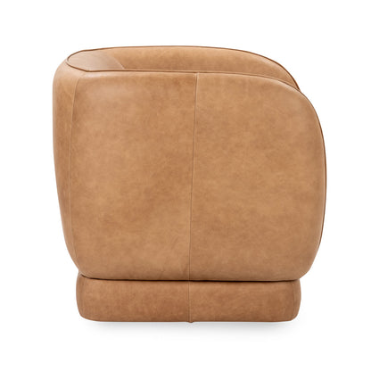 Rinner Leather Accent Chair - Tan