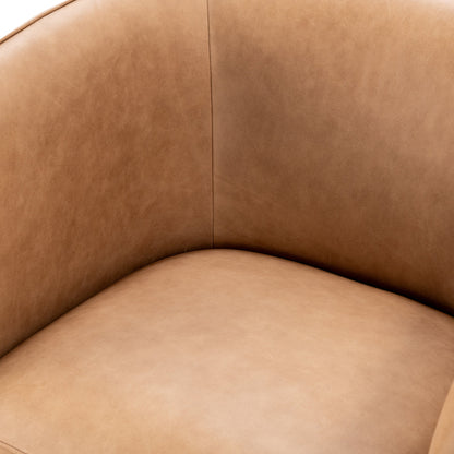 Rinner Leather Accent Chair - Tan