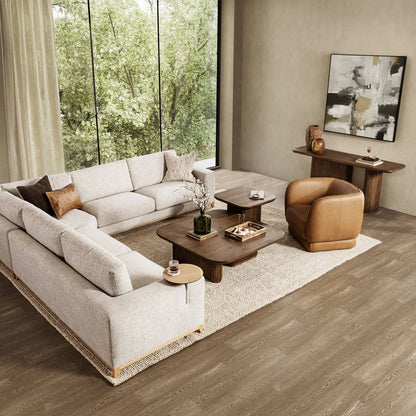 Rinner Leather Accent Chair - Tan