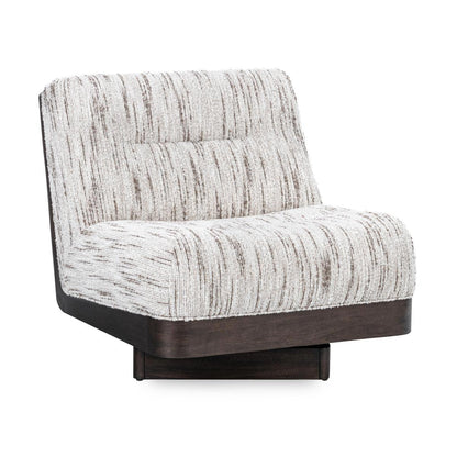Crandall Upholstered Swivel Chair - Cocoa Cream