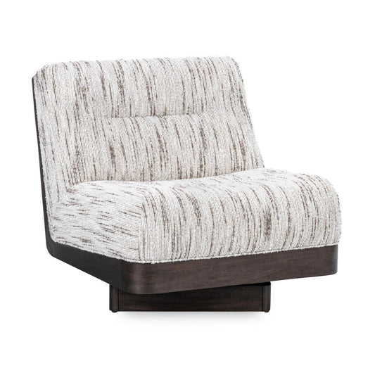 Crandall Upholstered Swivel Chair - Cocoa Cream