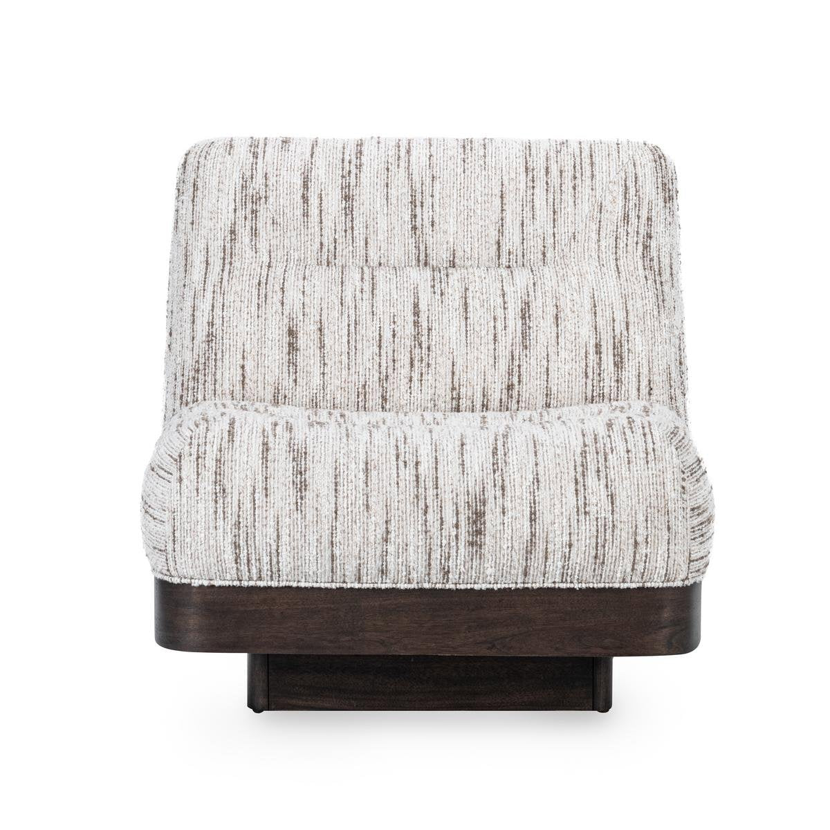 Crandall Upholstered Swivel Chair - Cocoa Cream