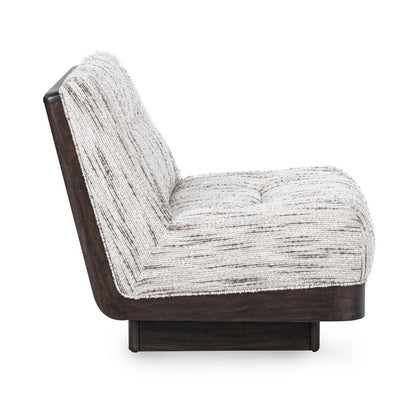 Crandall Upholstered Swivel Chair - Cocoa Cream