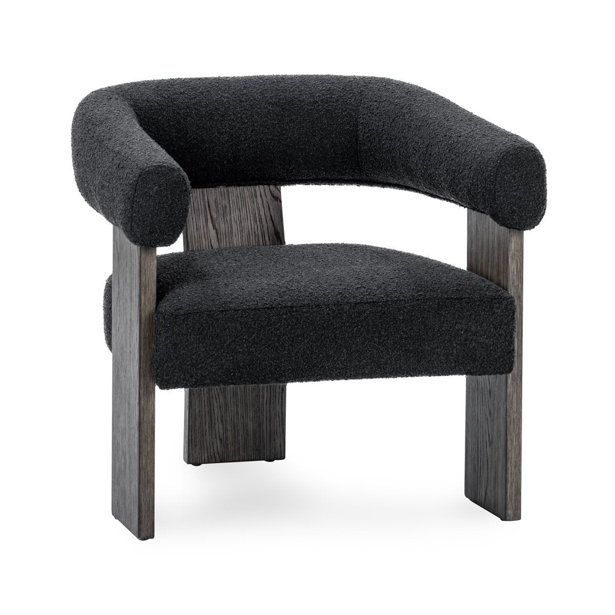 Julina Upholstered Accent Chair - Charcoal