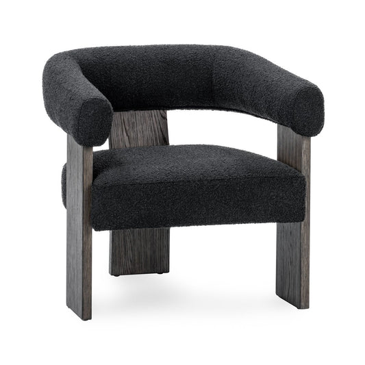 Julina Upholstered Accent Chair - Charcoal