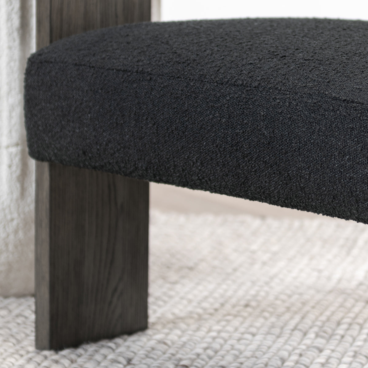 Julina Upholstered Accent Chair - Charcoal