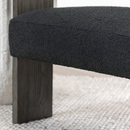 Julina Upholstered Accent Chair - Charcoal