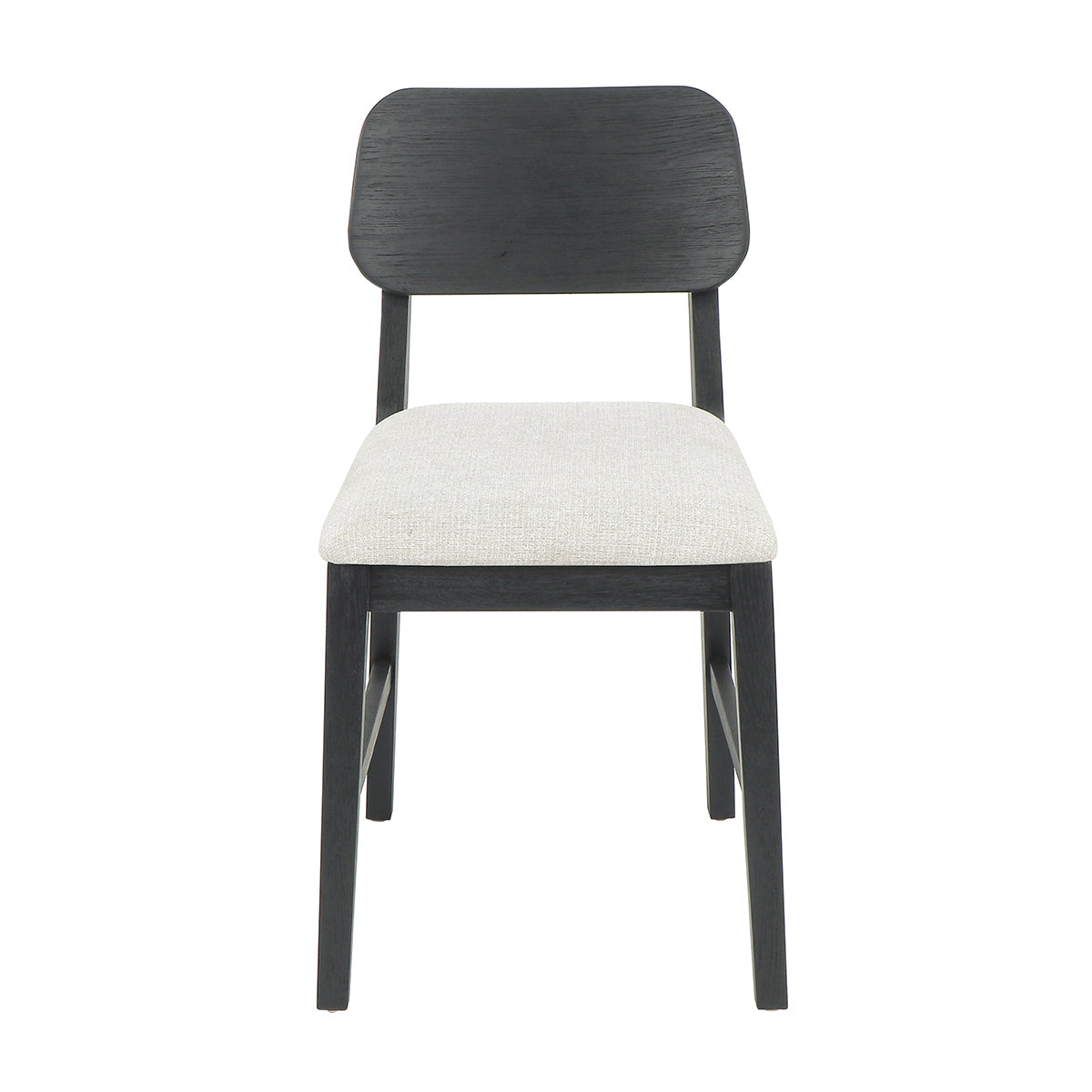 Deaven Upholstered Dining Chair Set of 2 - Black