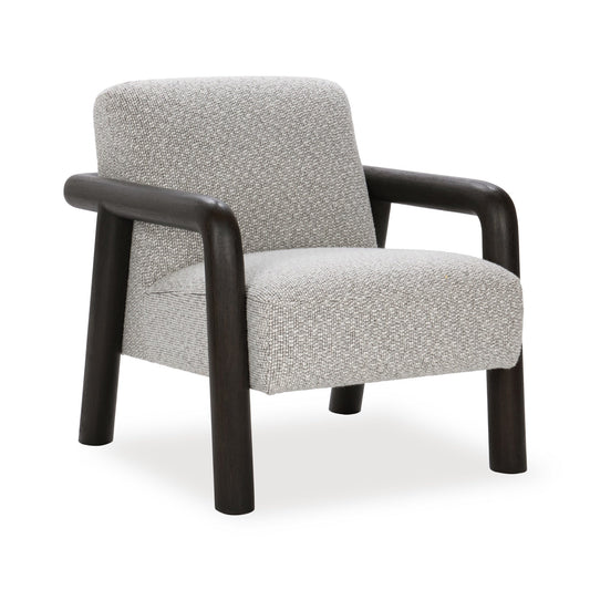 Reyna Upholstered Accent Chair - Black/White