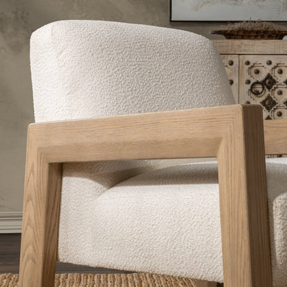 Aliza Upholstered Accent Chair - Ivory