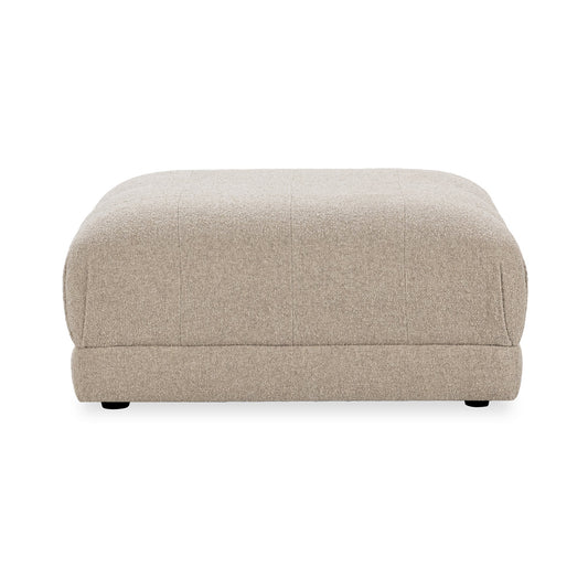 Adalynne Upholstered Square Ottoman - Buttermilk