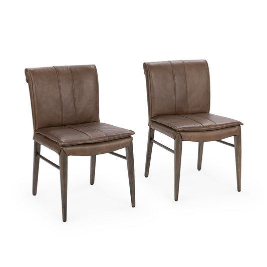 Lynden Dining Chair Set of 2 - Maple Brown