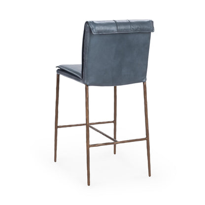 Mayer Counter Stool - Ocean Blue