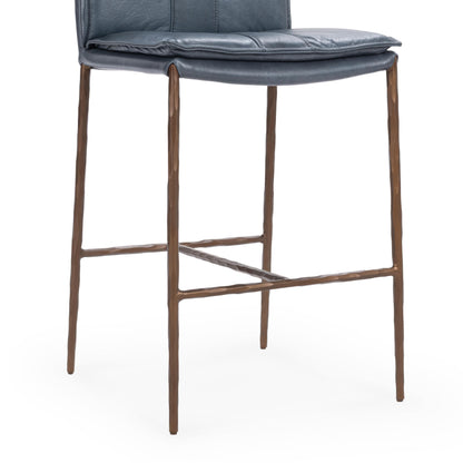 Mayer Counter Stool - Ocean Blue