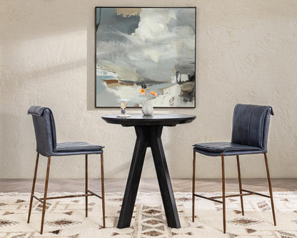 Mayer Counter Stool - Ocean Blue