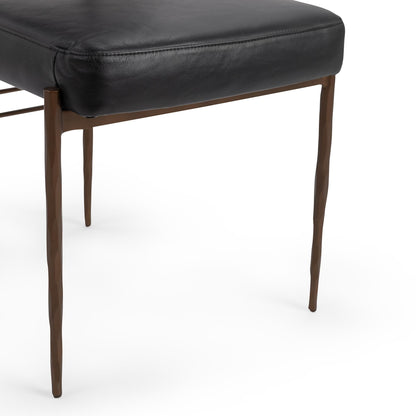 Kester Dining Chair Jet Black-Set of 2