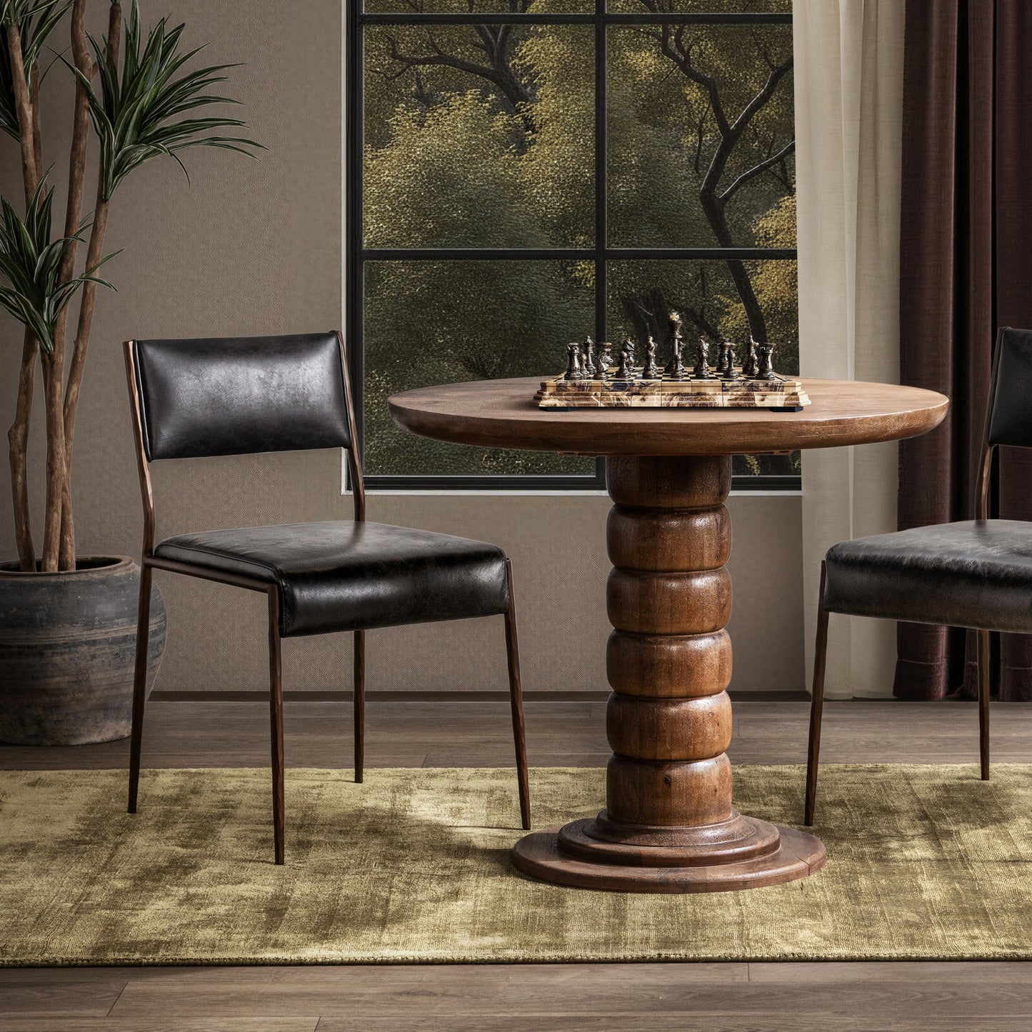 Kayne Dining Chair Jet Black - Set of 2