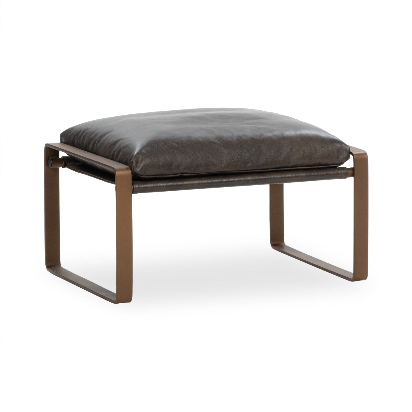 Morgan Ottoman - Truffle Brown
