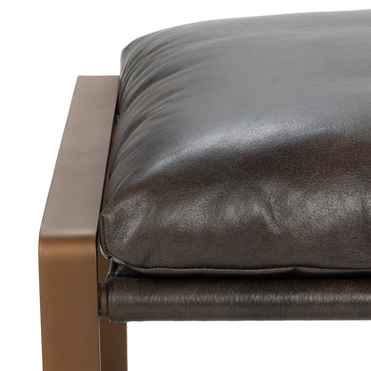 Morgan Ottoman - Truffle Brown