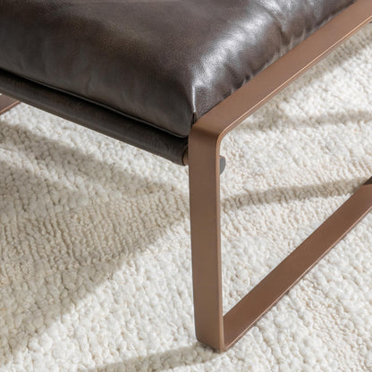 Morgan Ottoman - Truffle Brown