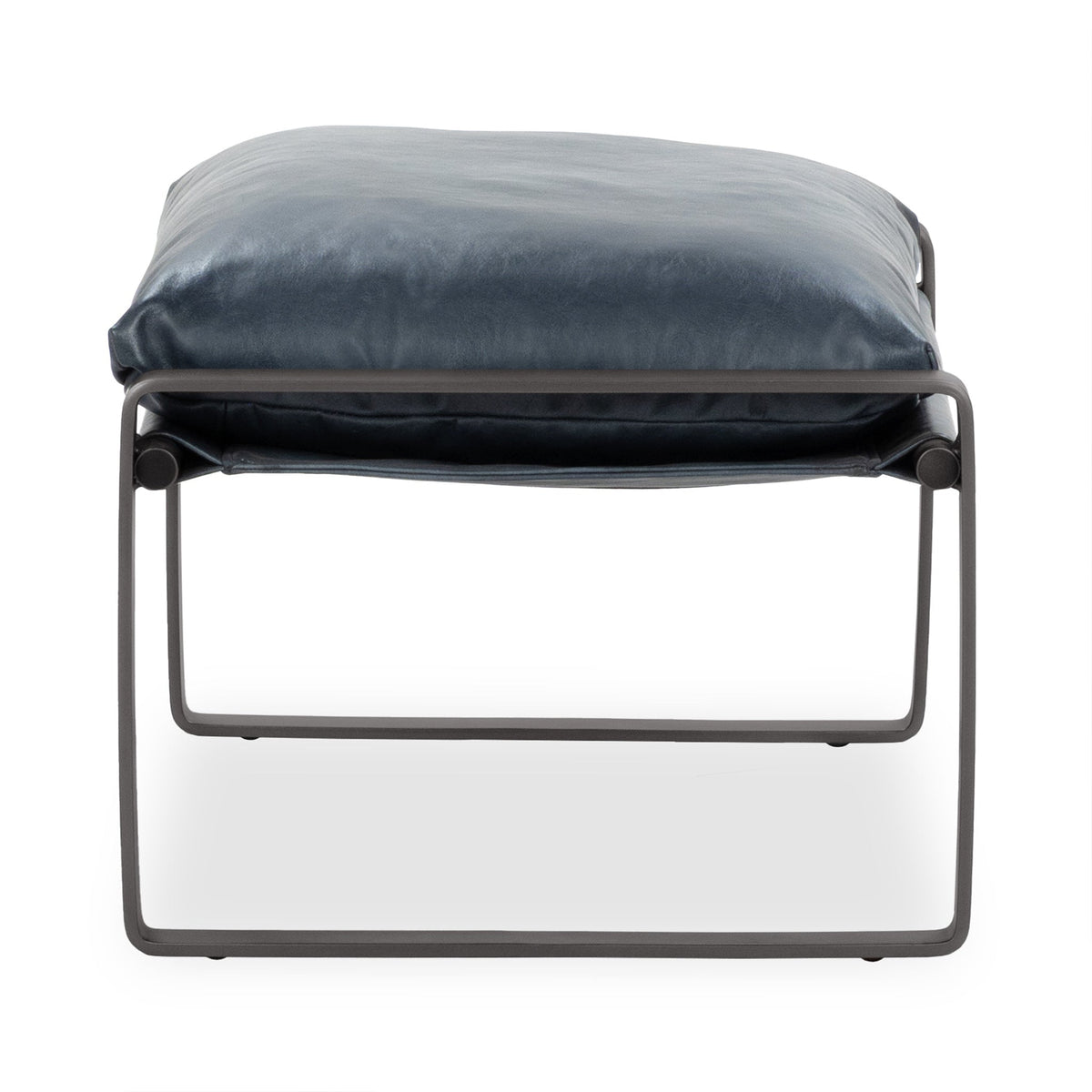 Morgan Ottoman - Ocean Blue